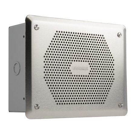 VALCOM Vandal-Resistant Enclosure w/ Stainless Steel Faceplate For Use w/ V-9805